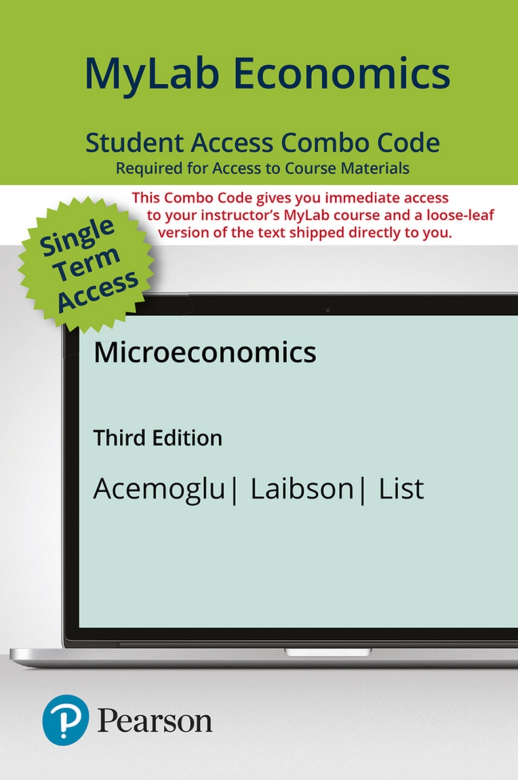 MyLab Economics with Pearson eText + Print Combo Access Code for Microeconomics 3rd Edition â€“ PDF/EPUB Version Downloadable