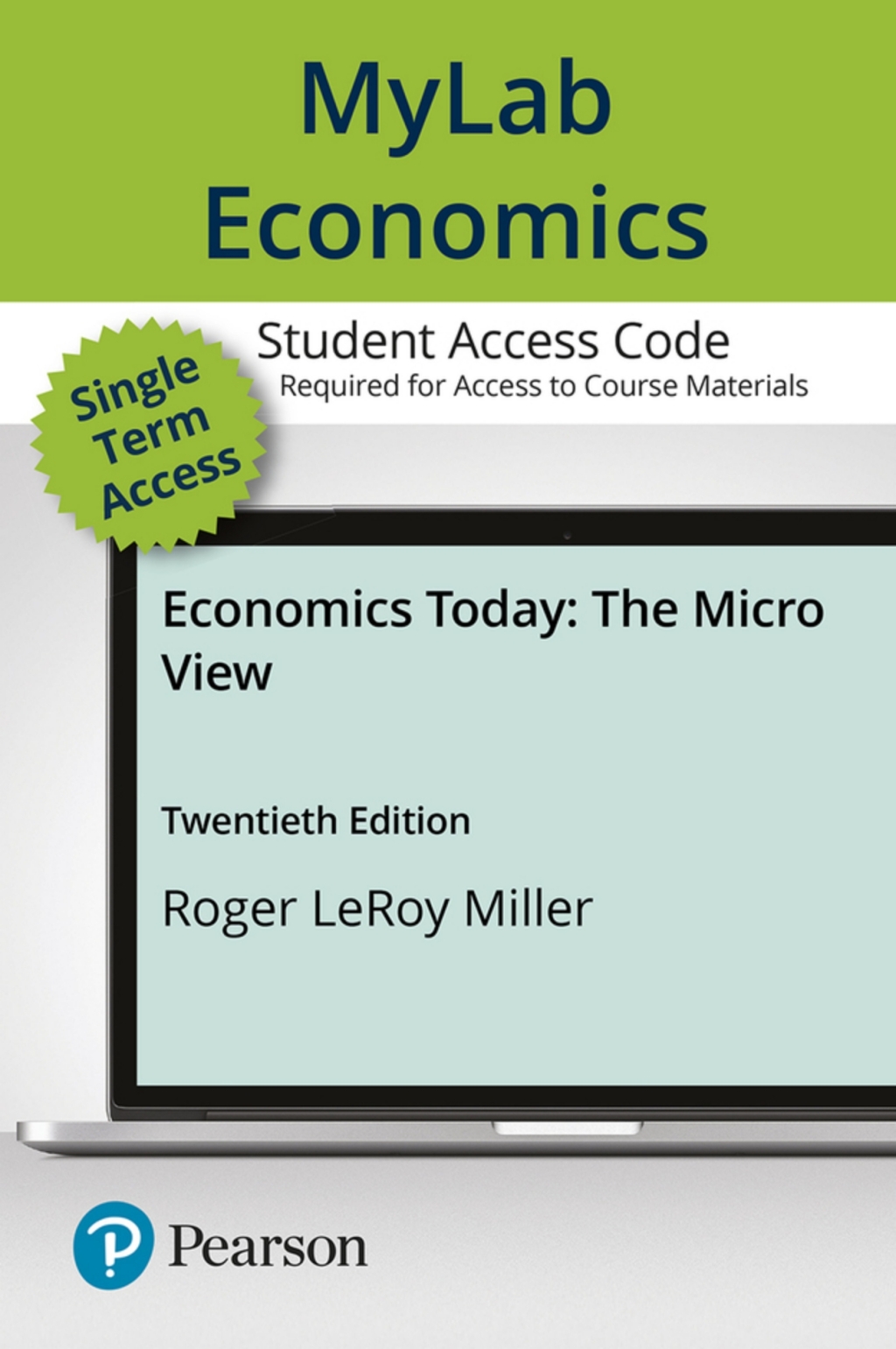 MyLab Economics with Pearson eText Access Code for Economics Today: The Micro View 20th Edition â€“ PDF/EPUB Version Downloadable