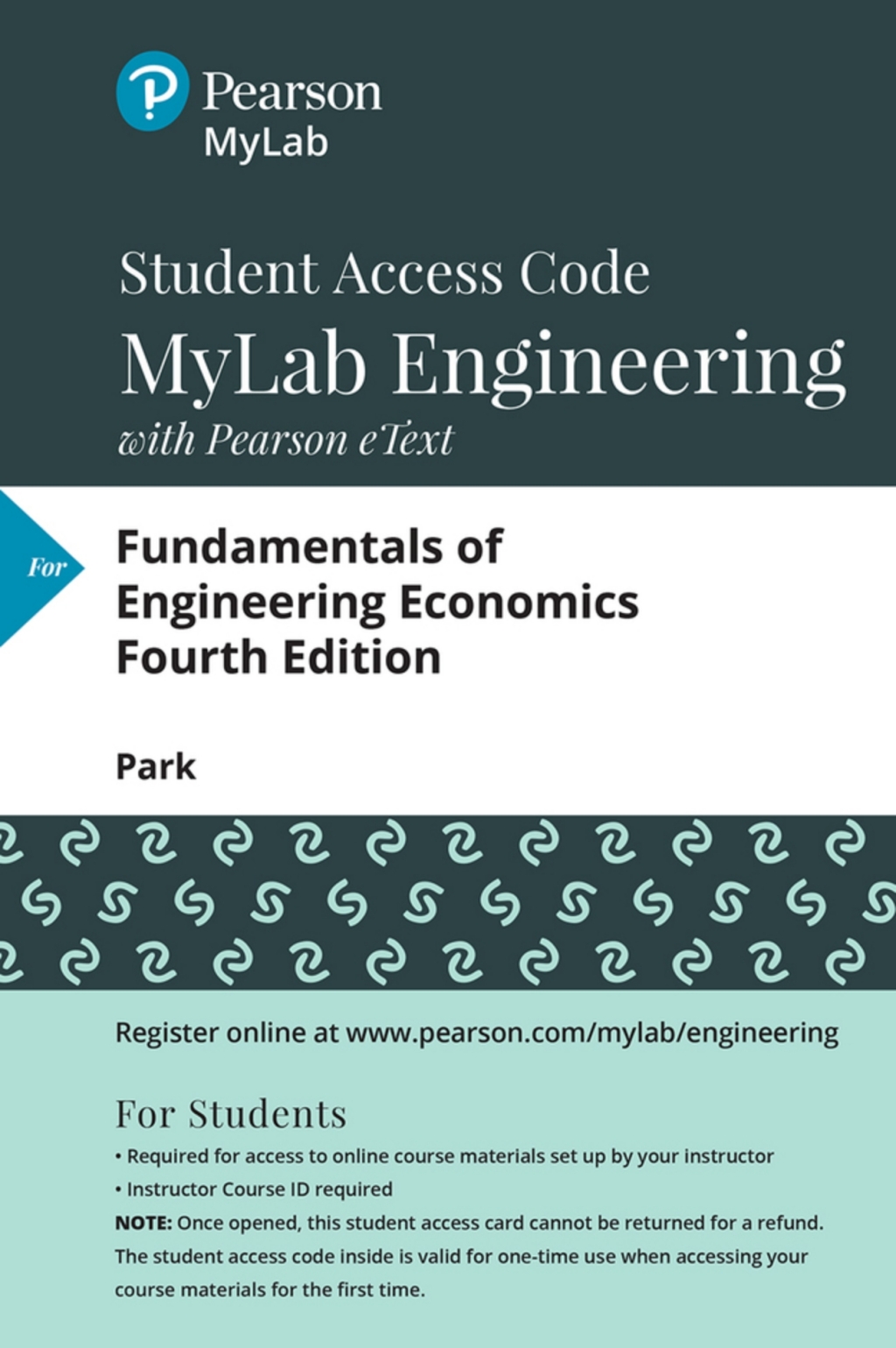 MyLab Engineering with Pearson eText Access Code for Fundamentals of Engineering Economics 4th Edition â€“ PDF/EPUB Version Downloadable