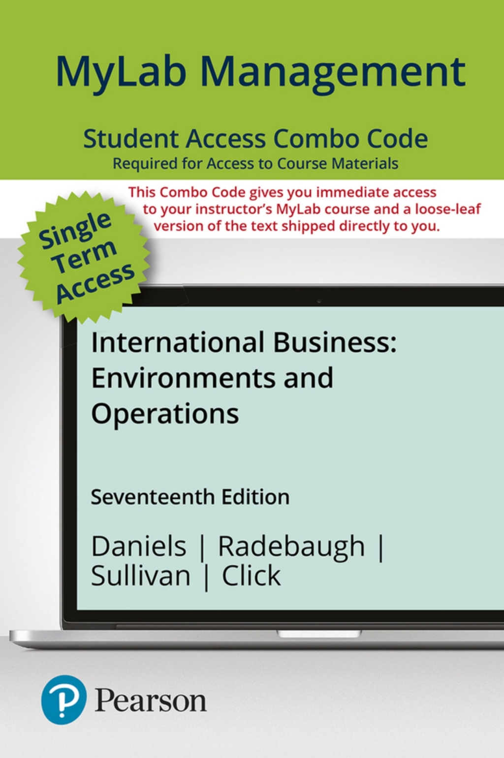 MyLab Management with Pearson eText + Print Combo Access Code for International Business 17th Edition â€“ PDF/EPUB Version Downloadable