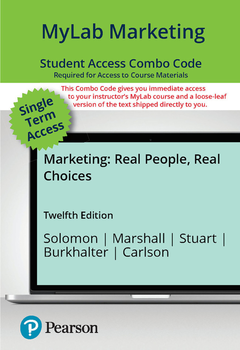 MyLab Marketing with Pearson eText + Print Combo Access Code for Marketing: Real People, Real Choices 12th Edition â€“ PDF/EPUB Version Downloadable