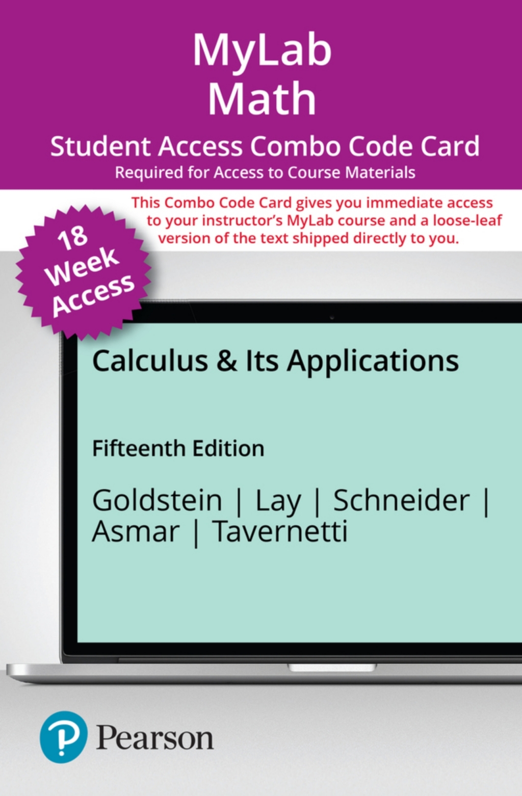 MyLab Math with Pearson eText + Print Combo Access Code for Calculus & Its Applications 15th Edition â€“ PDF/EPUB Version Downloadable