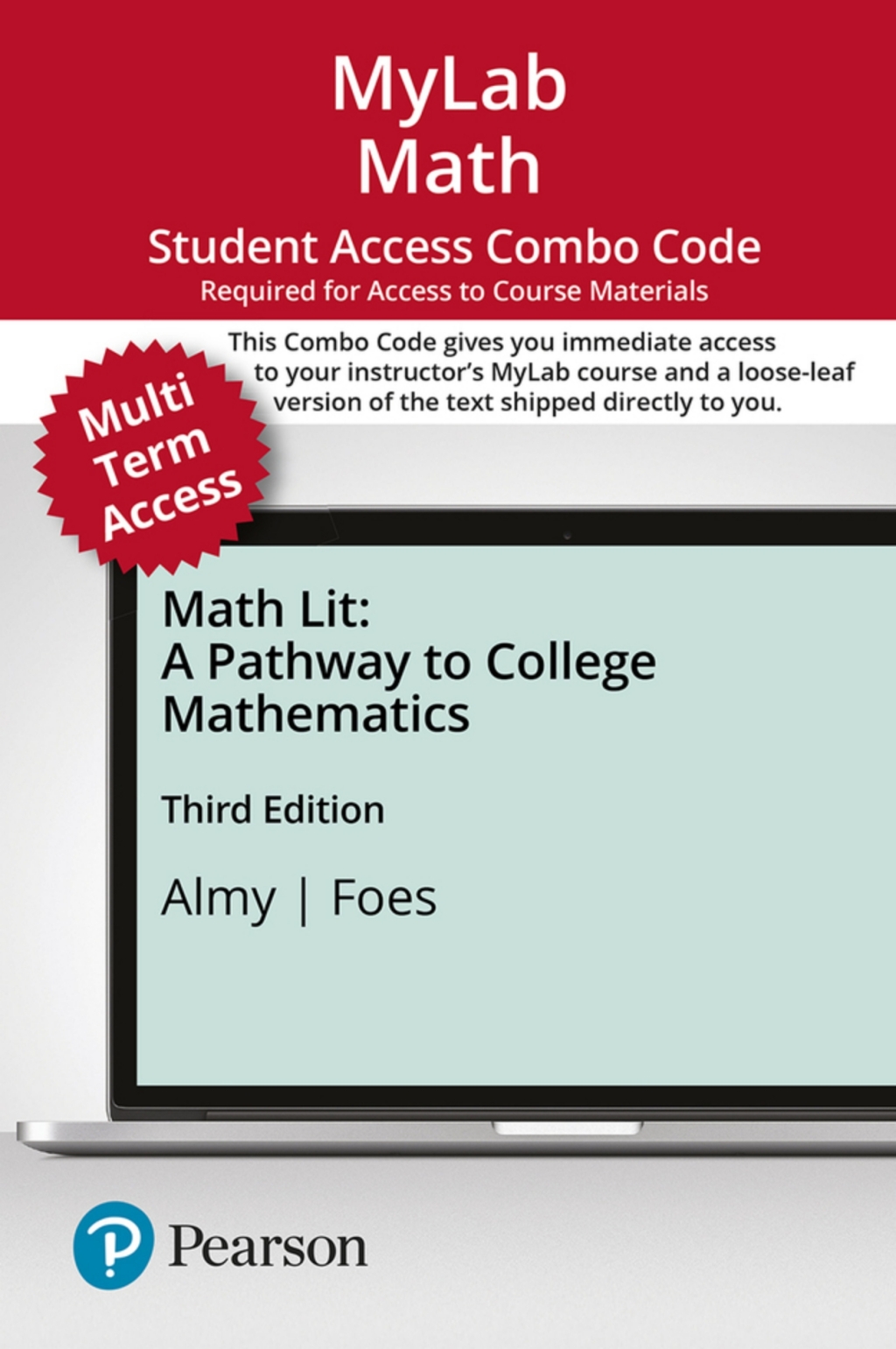 MyLab Math with Pearson eText + Print Combo Access Code for Math Lit: A Pathway to College Mathematics 3rd Edition â€“ PDF/EPUB Version Downloadable