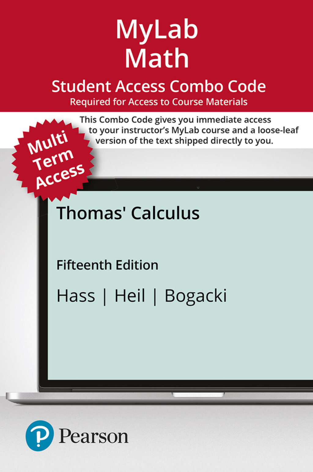 MyLab Math with Pearson eText + Print Combo Access Code for Thomas' Calculus 15th Edition â€“ PDF/EPUB Version Downloadable