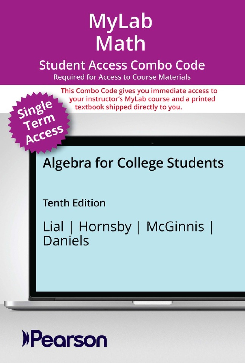 MyLab Math with Pearson eText (up to 18-weeks) + Print Combo Access Code for Beginning & Intermediate Algebra 8th Edition â€“ PDF/EPUB Version Downloadable