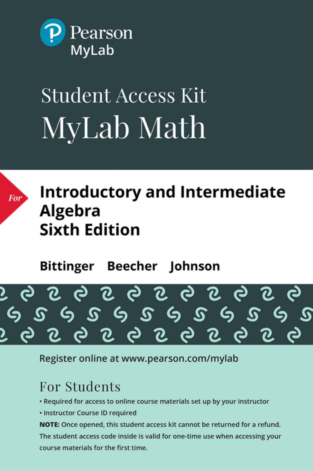 MyLab Math with Pearson eText Access Code (24 Months) for Introductory and Intermediate Algebra 6th Edition â€“ PDF/EPUB Version Downloadable