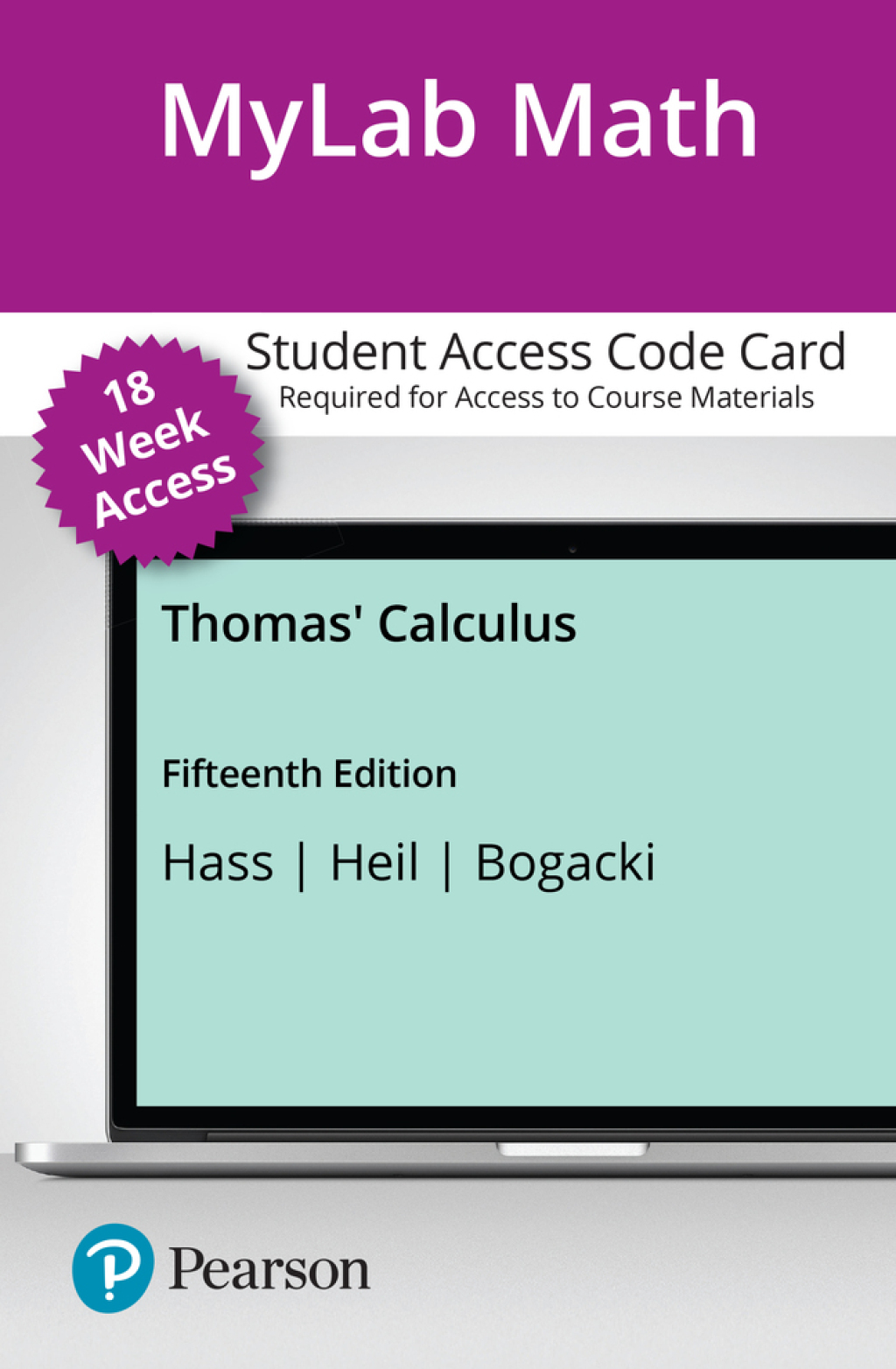 MyLab Math with Pearson eText Access Code for Thomas' Calculus 15th Edition â€“ PDF/EPUB Version Downloadable