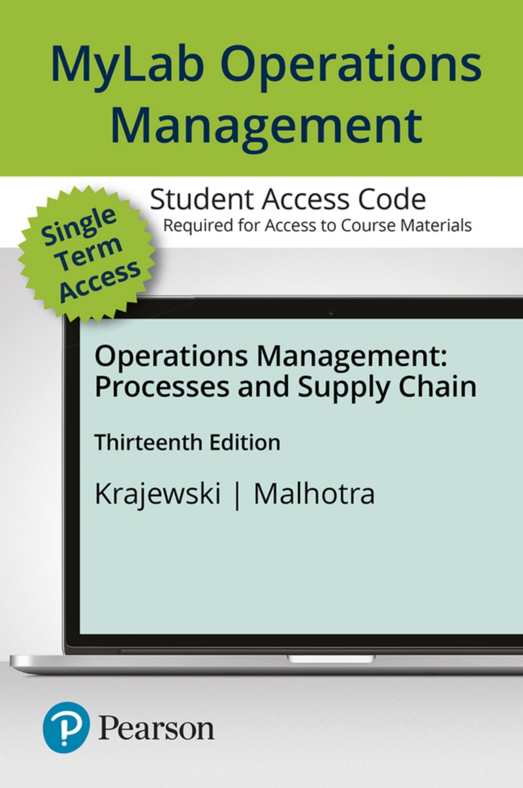 MyLab Operations Management with Pearson eText Access Code for Operations Management: Processes and Supply Chains 13th Edition â€“ PDF/EPUB Version Downloadable