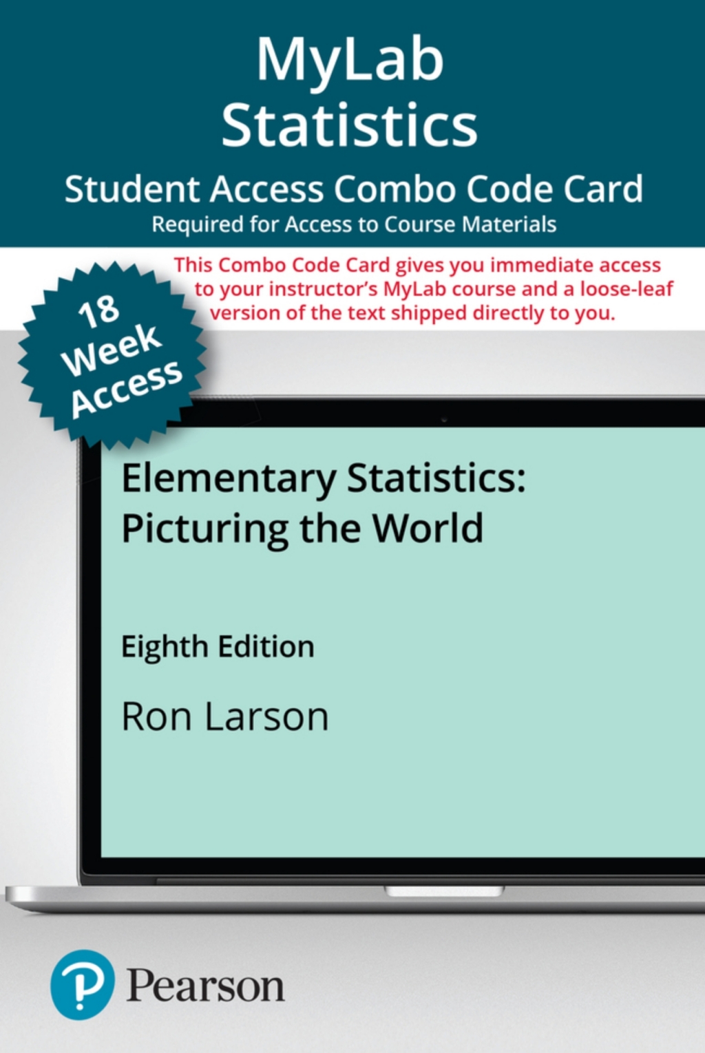 MyLab Statistics with Pearson eText + Print Combo Access Code for Elementary Statistics: Picturing the World 8th Edition â€“ PDF/EPUB Version Downloadable