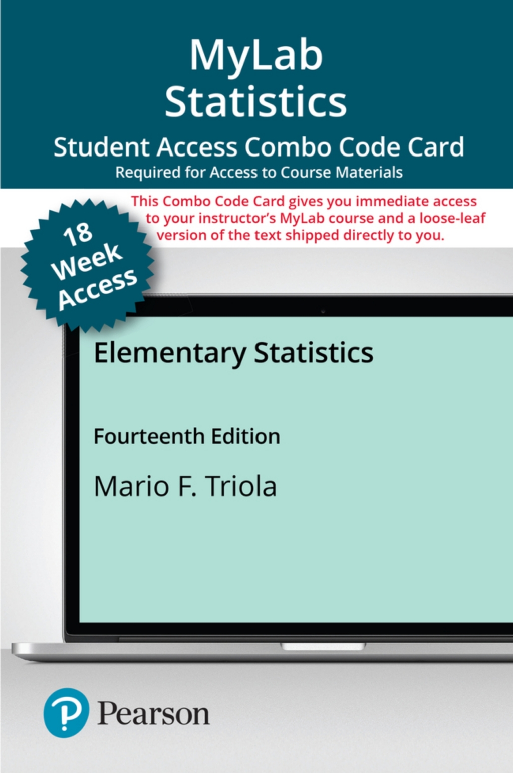 MyLab Statistics with Pearson eText (up to 18-weeks) + Print Combo Access Code for Elementary Statistics 14th Edition â€“ PDF/EPUB Version Downloadable