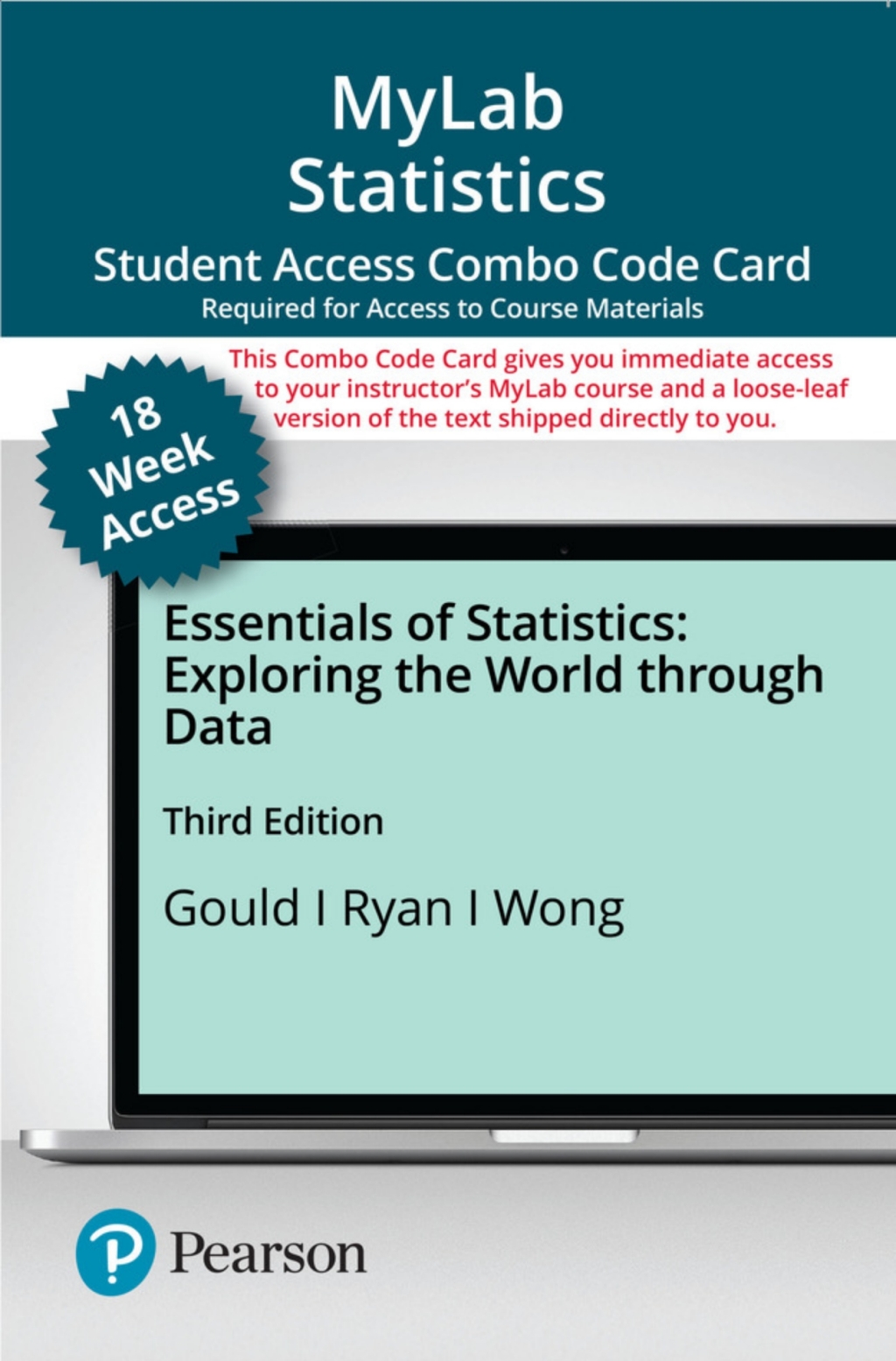 MyLab Statistics with Pearson eText (up to 18-weeks) + Print Combo Access Code for Essential Statistics 3rd Edition â€“ PDF/EPUB Version Downloadable