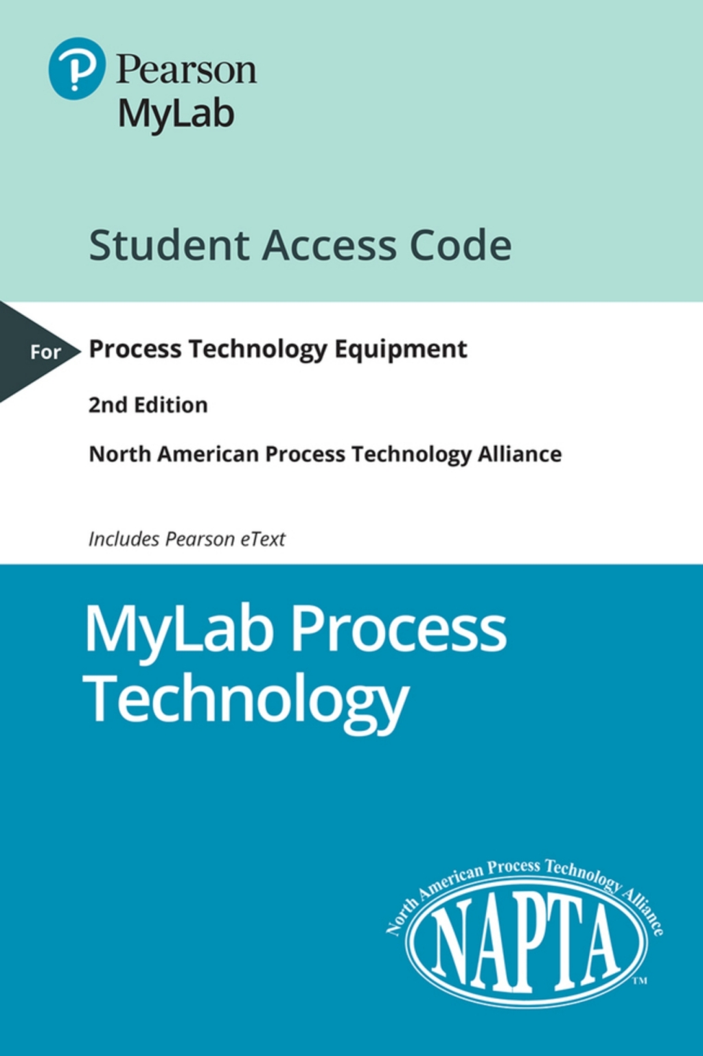 MyLab with Pearson eText Access Code for Process Technology Equipment 2nd Edition â€“ PDF/EPUB Version Downloadable