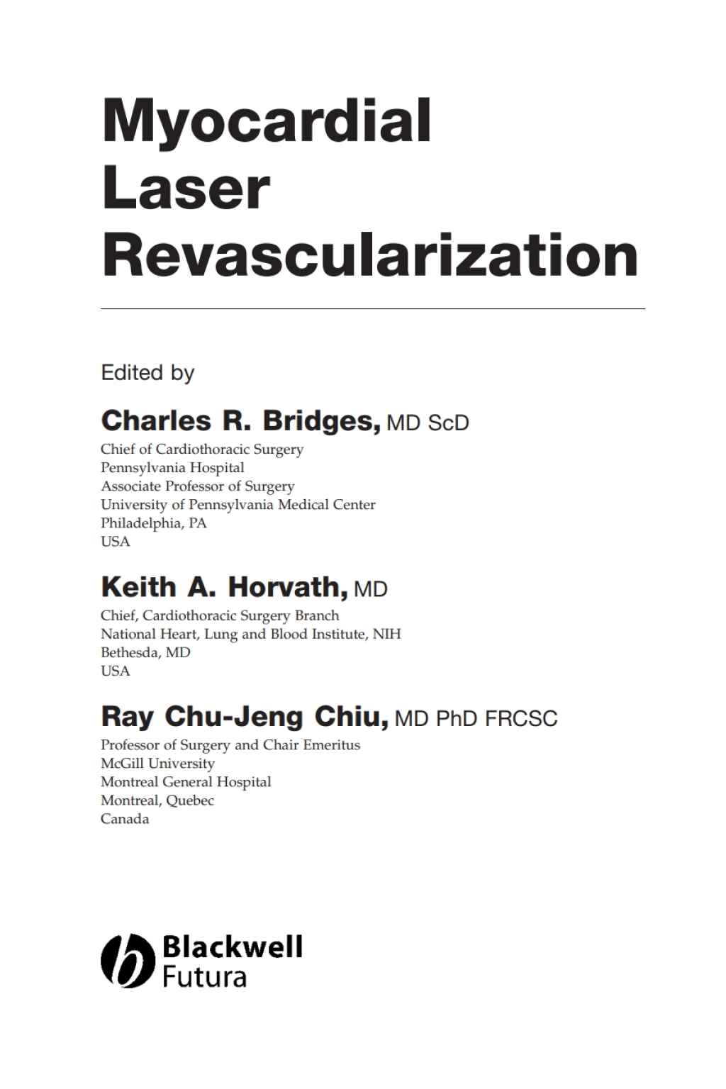 Myocardial Laser Revascularization 41st Edition â€“ PDF/EPUB Version Downloadable