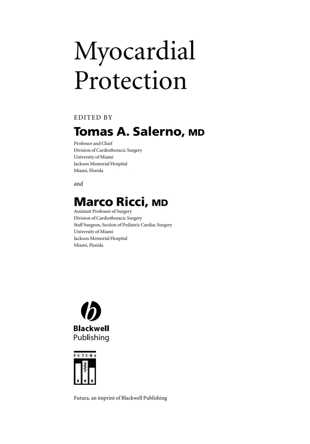 Myocardial Protection 1st Edition â€“ PDF/EPUB Version Downloadable