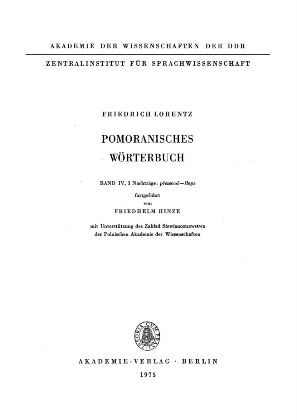 NachtrÃ¤ge: PÅ™ezevwÄ â€“ Å¡lopÇ 1st Edition â€“ PDF/EPUB Version Downloadable