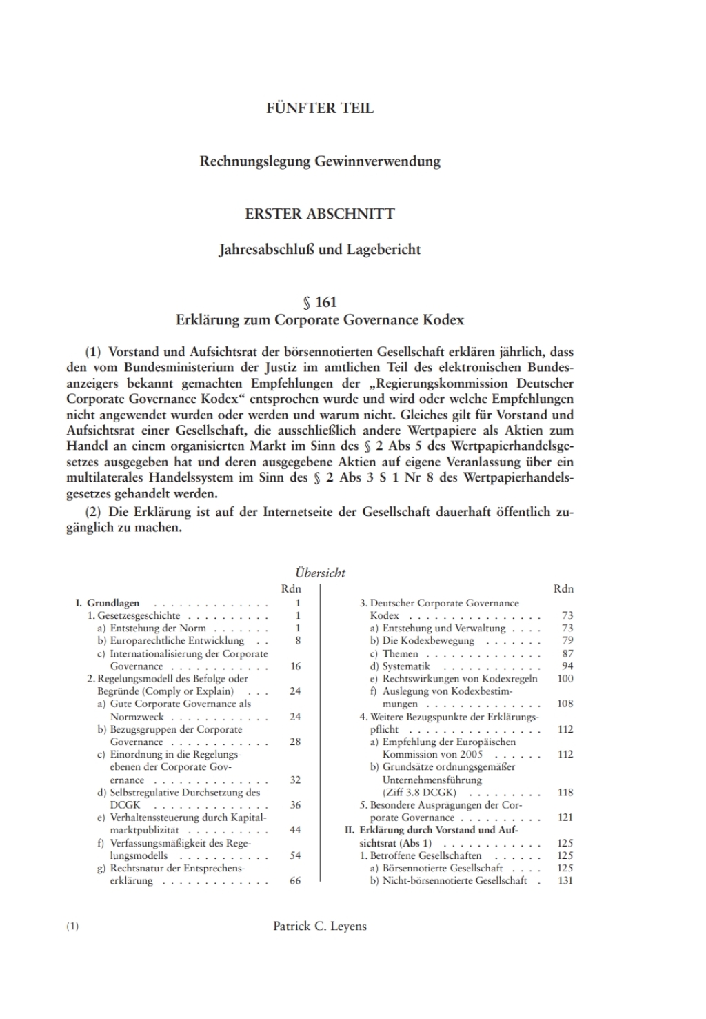 Nachtrag Â§ 161 4th Edition â€“ PDF/EPUB Version Downloadable