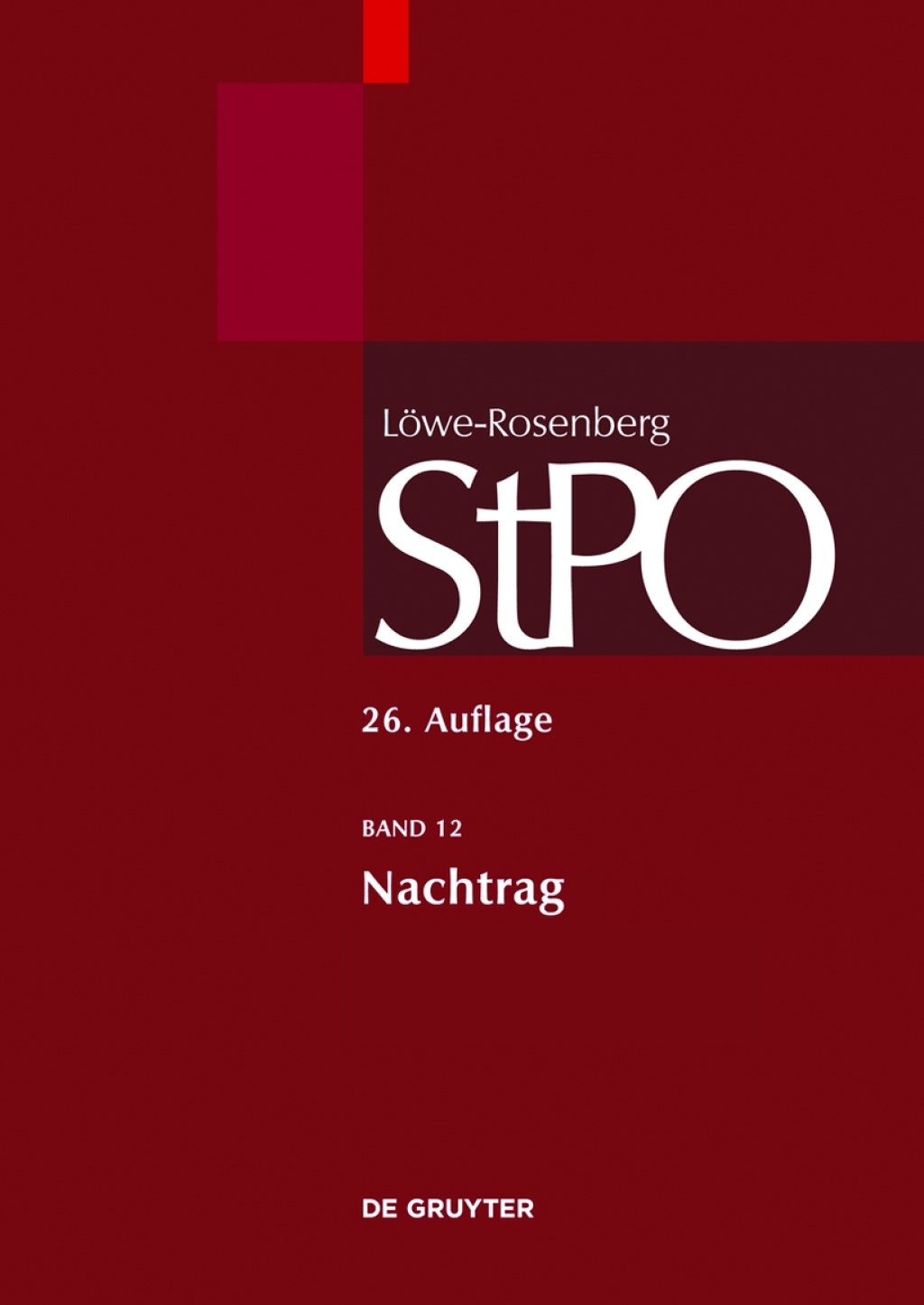 Nachtrag 26th Edition â€“ PDF/EPUB Version Downloadable