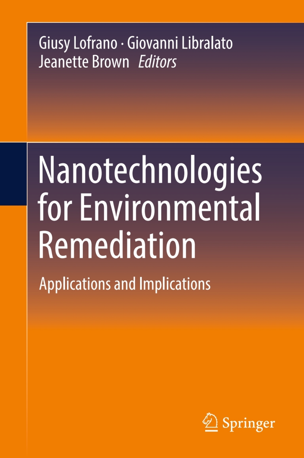 Nanotechnologies for Environmental Remediation Applications and Implications  â€“ PDF/EPUB Version Downloadable