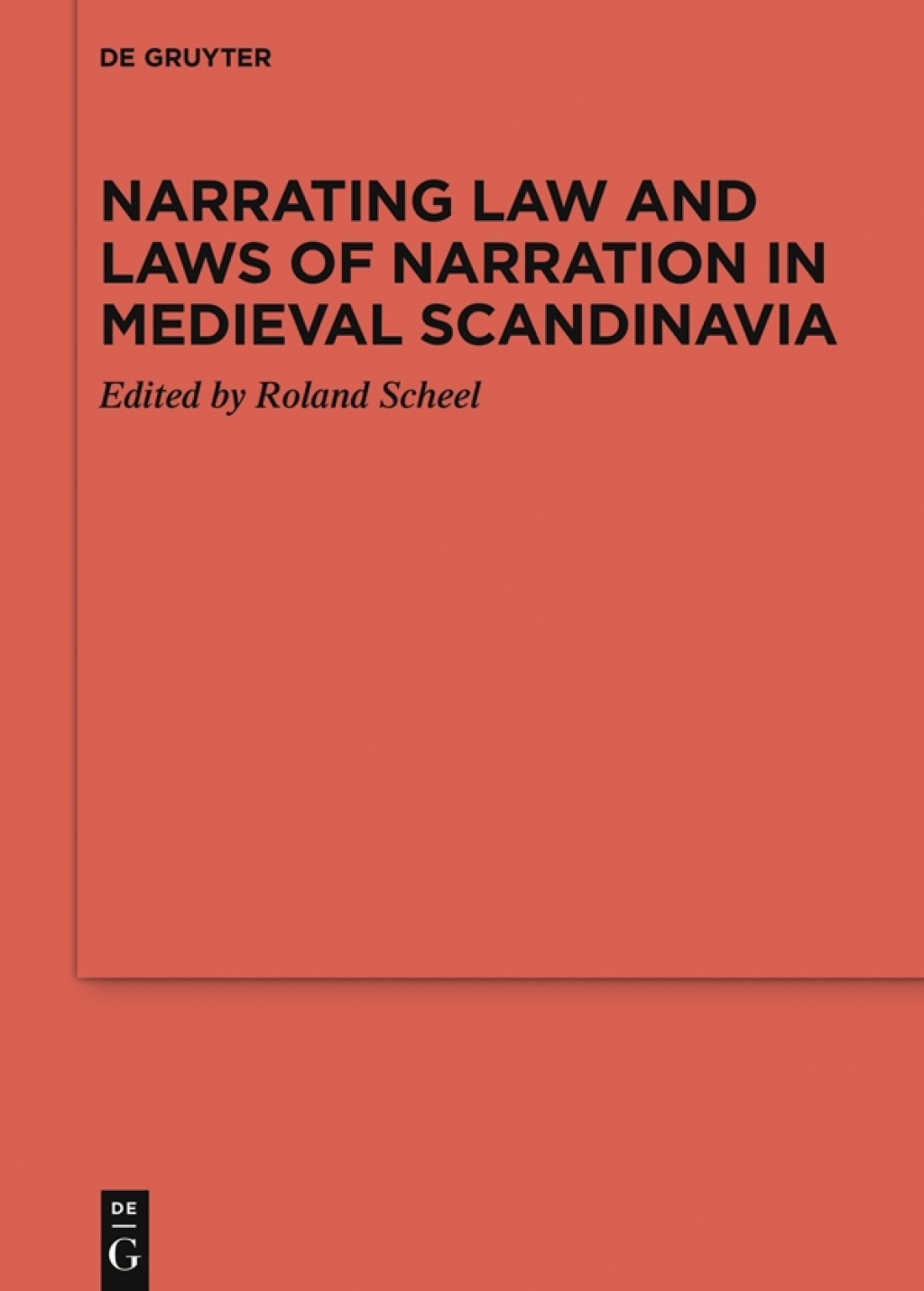 Narrating Law and Laws of Narration in Medieval Scandinavia 1st Edition â€“ PDF/EPUB Version Downloadable