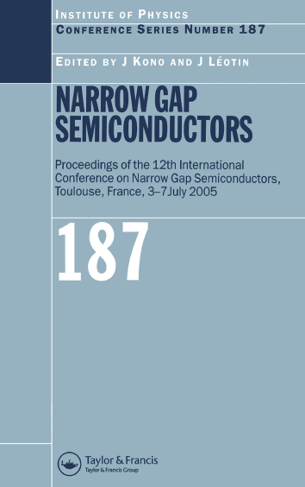 Narrow Gap Semiconductors Proceedings of the 12th International Conference on Narrow Gap Semiconductors 1st Edition â€“ PDF/EPUB Version Downloadable
