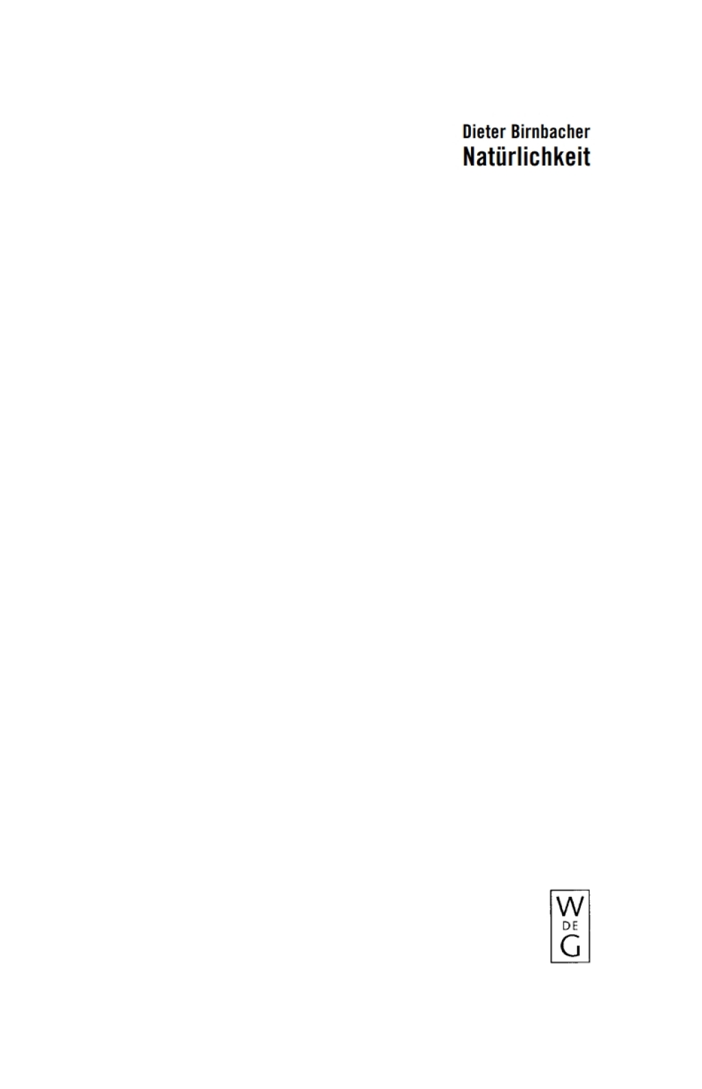 NatÃ¼rlichkeit 1st Edition â€“ PDF/EPUB Version Downloadable