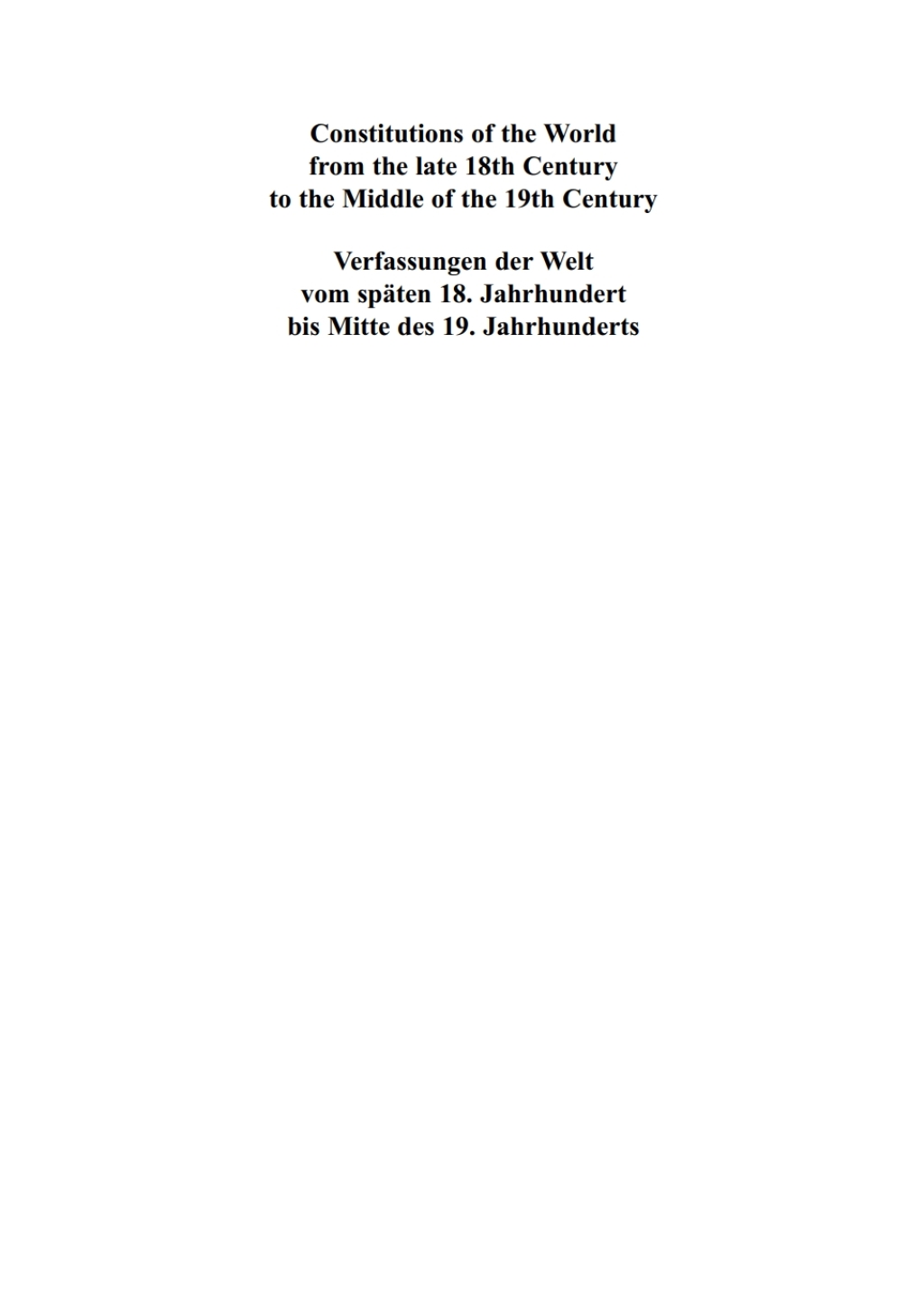 National Constitutions / State Constitutions (Alabama â€“ Frankland) 1st Edition â€“ PDF/EPUB Version Downloadable