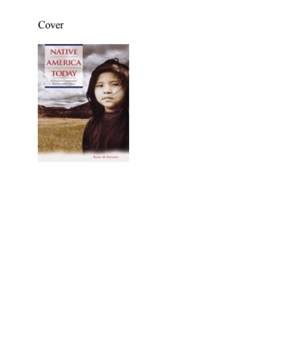 Native America Today A Guide to Community Politics and Culture 1st Edition â€“ PDF/EPUB Version Downloadable