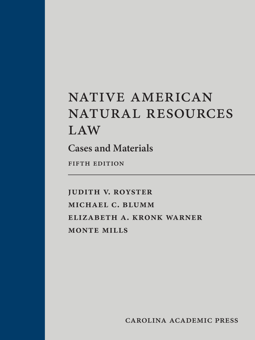 Native American Natural Resources Law: Cases and Materials 5th Edition â€“ PDF/EPUB Version Downloadable