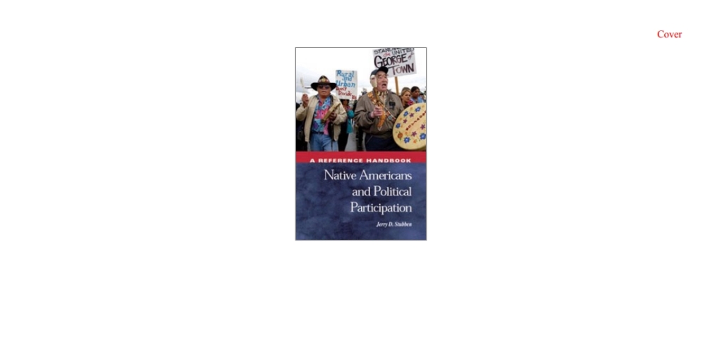 Native Americans and Political Participation A Reference Handbook 1st Edition â€“ PDF/EPUB Version Downloadable