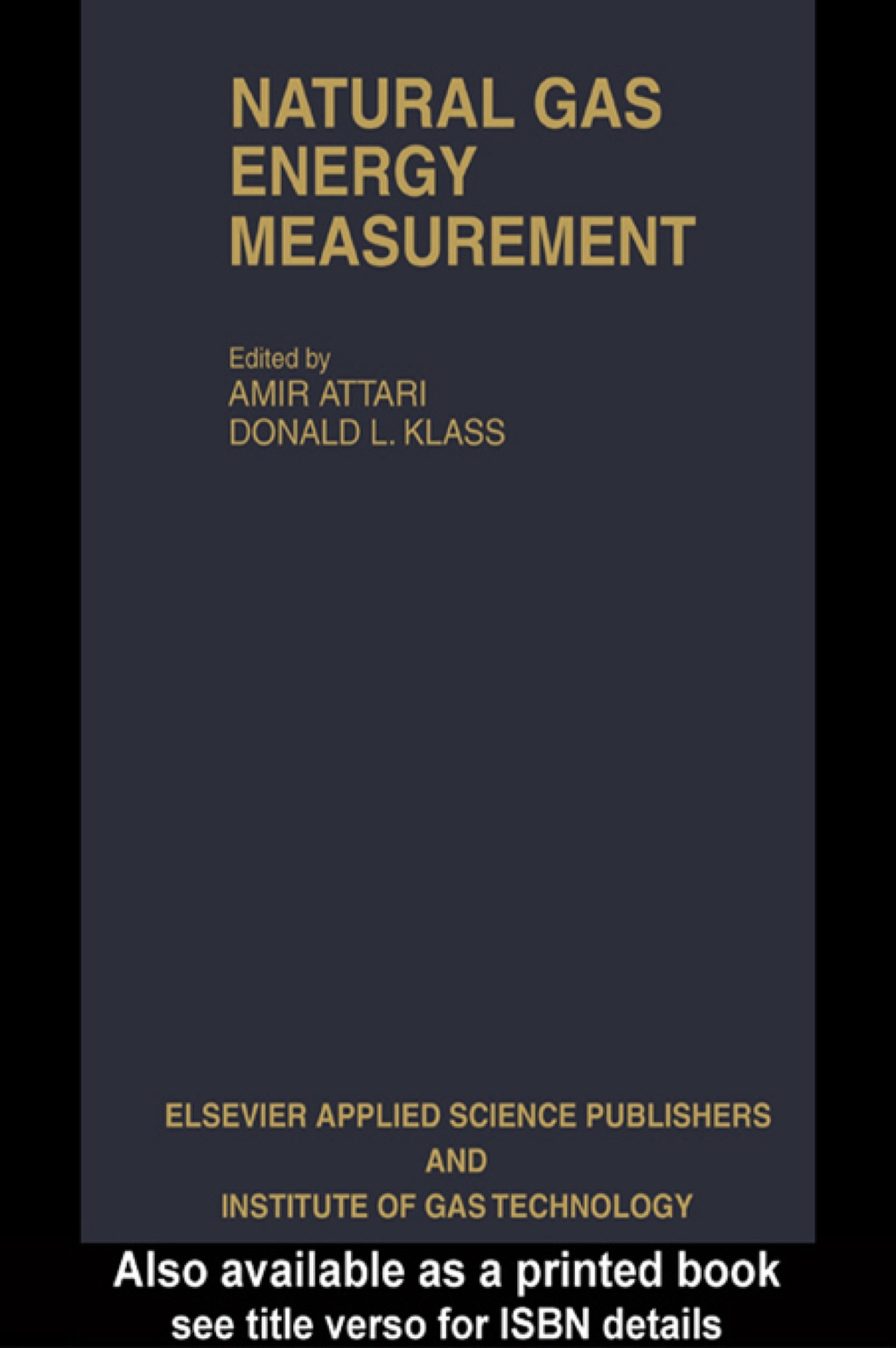 Natural Gas Energy Measurement 1st Edition â€“ PDF/EPUB Version Downloadable