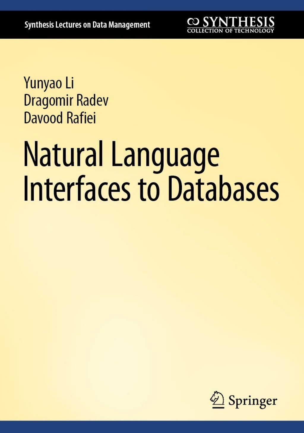 Natural Language Interfaces to Databases  â€“ PDF/EPUB Version Downloadable