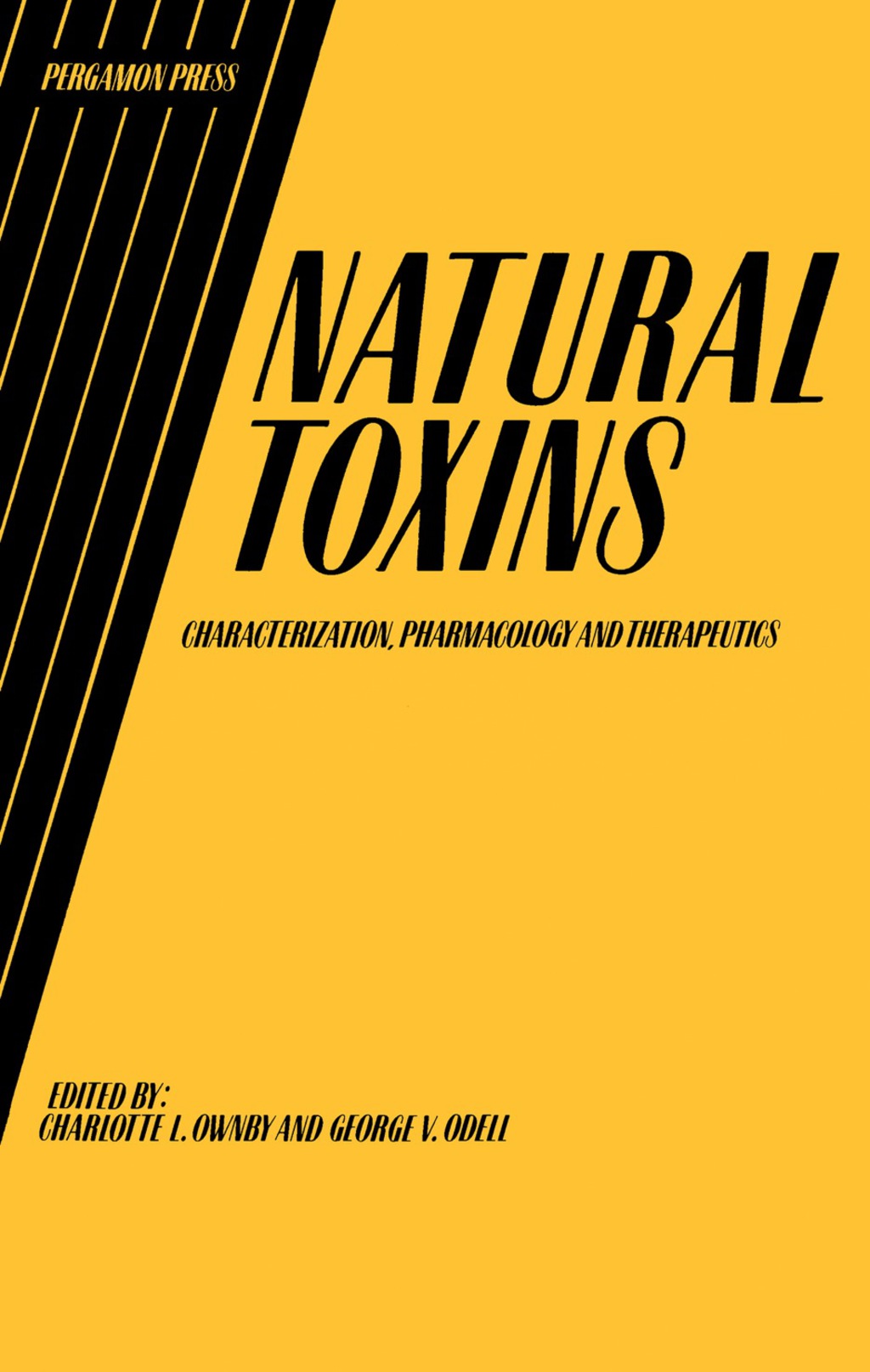 Natural Toxins Characterization, Pharmacology and Therapeutics  â€“ PDF/EPUB Version Downloadable