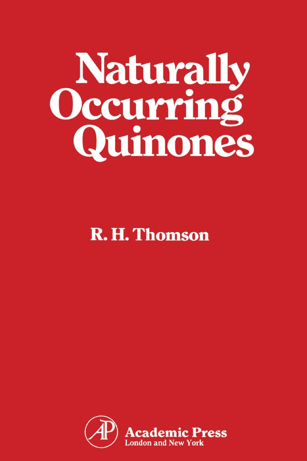 Naturally Occurring Quinones 2nd Edition â€“ PDF/EPUB Version Downloadable