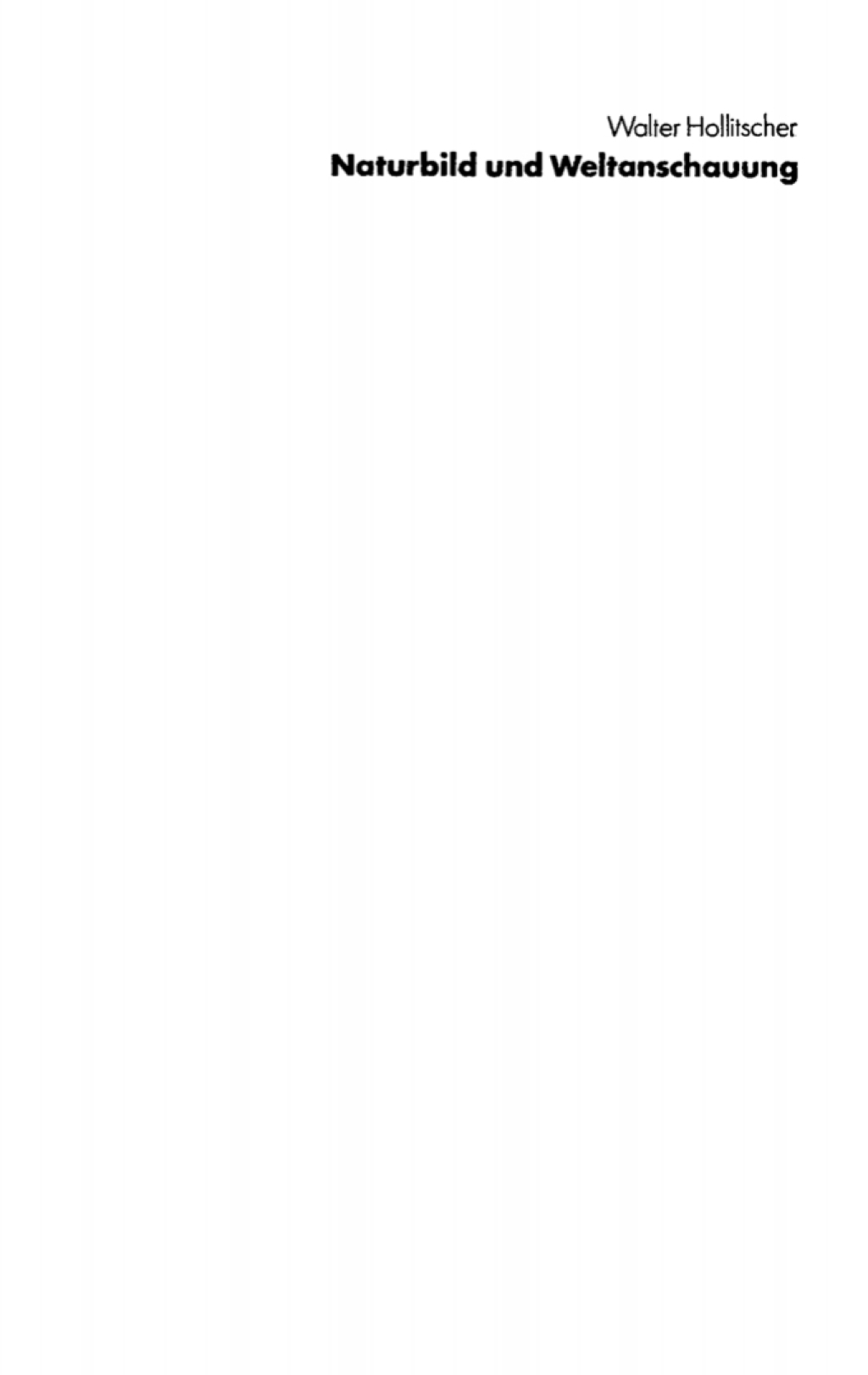 Naturbild und Weltanschauung 1st Edition â€“ PDF/EPUB Version Downloadable