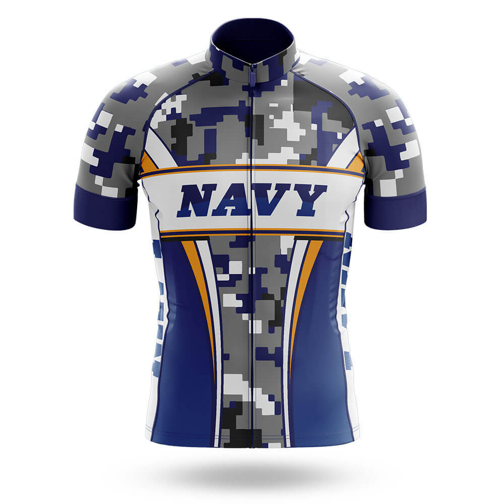 Navy Camo Veteran - Men's Cycling Jersey Only