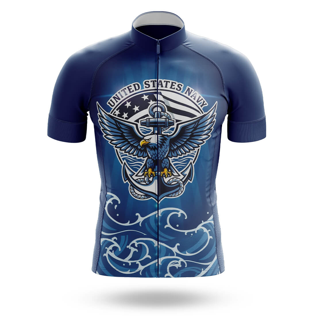 Navy Eagle Anchor - Men's Cycling Jersey Only