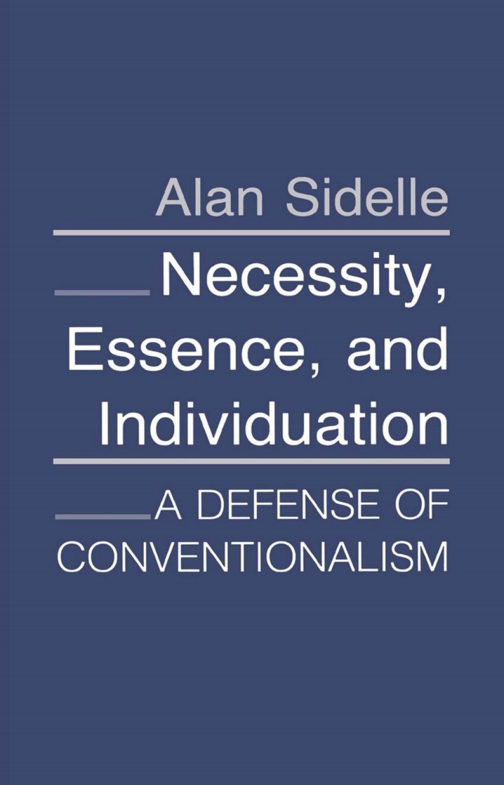 Necessity, Essence, and Individuation A Defense of Conventionalism  â€“ PDF/EPUB Version Downloadable