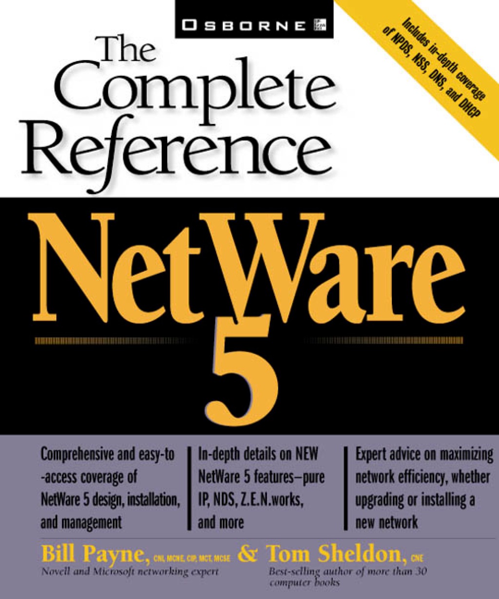 NetWare 5: The Complete Reference 1st Edition â€“ PDF/EPUB Version Downloadable