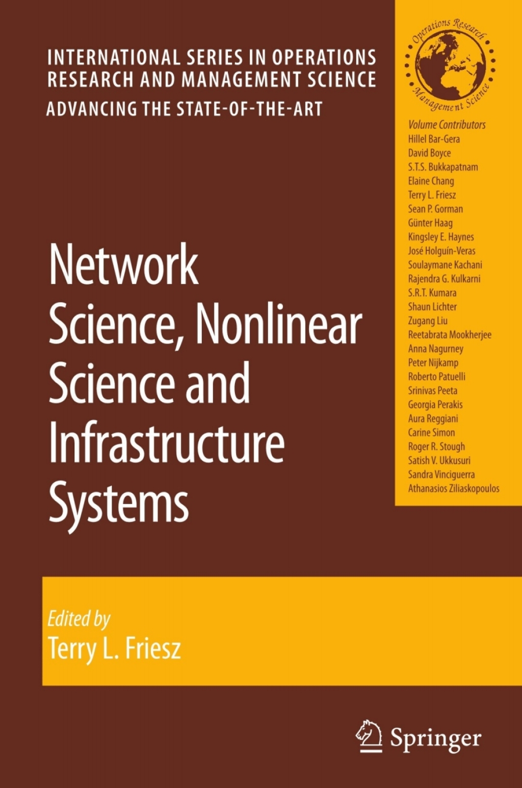 Network Science, Nonlinear Science and Infrastructure Systems 1st Edition â€“ PDF/EPUB Version Downloadable