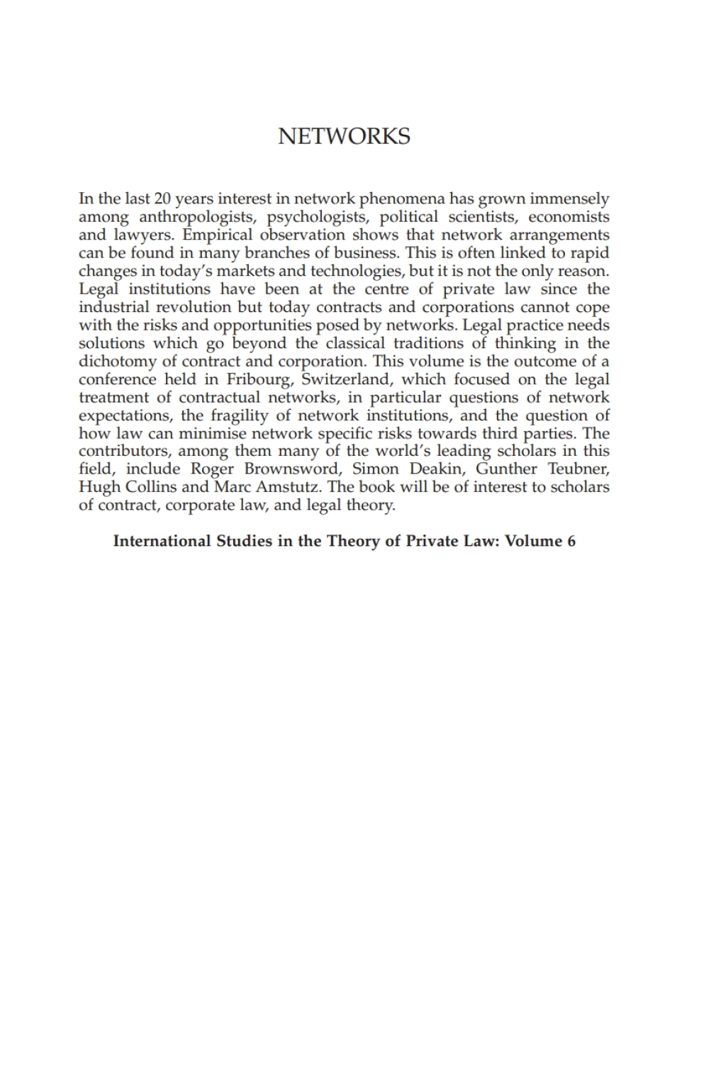 Networks Legal Issues of Multilateral Co-operation 1st Edition â€“ PDF/EPUB Version Downloadable