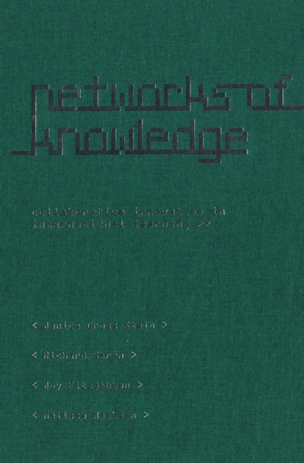 Networks of Knowledge Collaborative Innovation in International Learning 1st Edition â€“ PDF/EPUB Version Downloadable