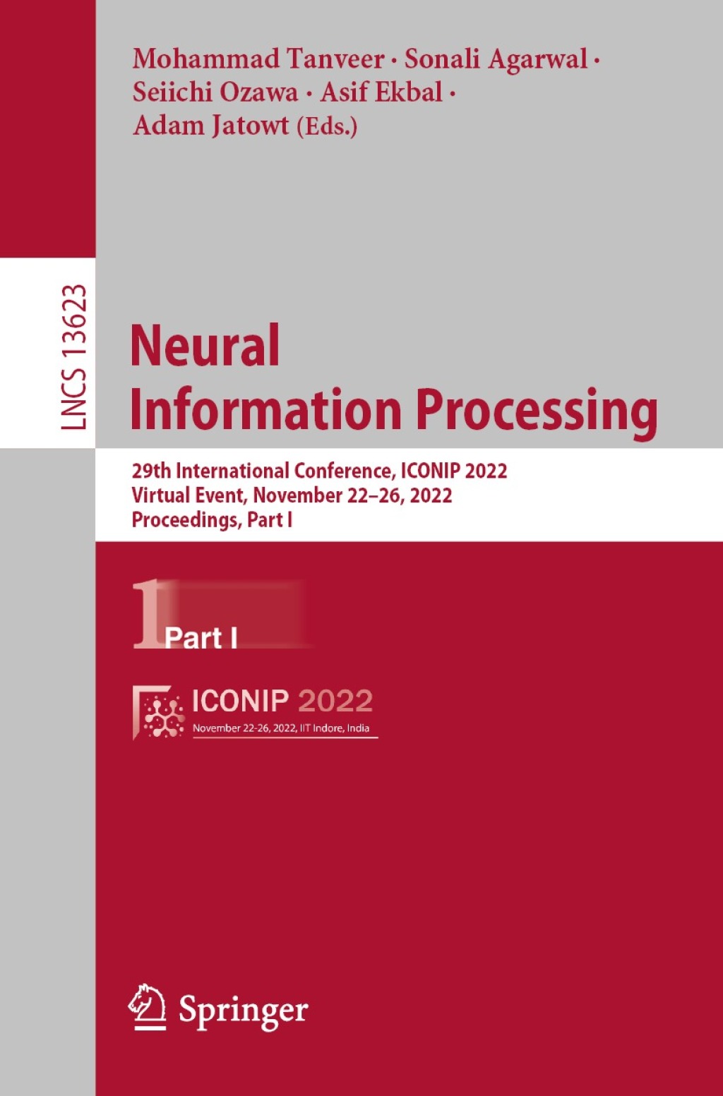 Neural Information Processing 29th International Conference, ICONIP 2022, Virtual Event, November 22â€“26, 2022, Proceedings, Part I  â€“ PDF/EPUB Version Downloadable