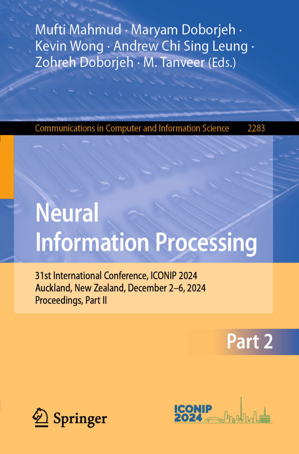 Neural Information Processing 31st International Conference, ICONIP 2024, Auckland, New Zealand, December 2â€“6, 2024, Proceedings, Part II  â€“ PDF/EPUB Version Downloadable