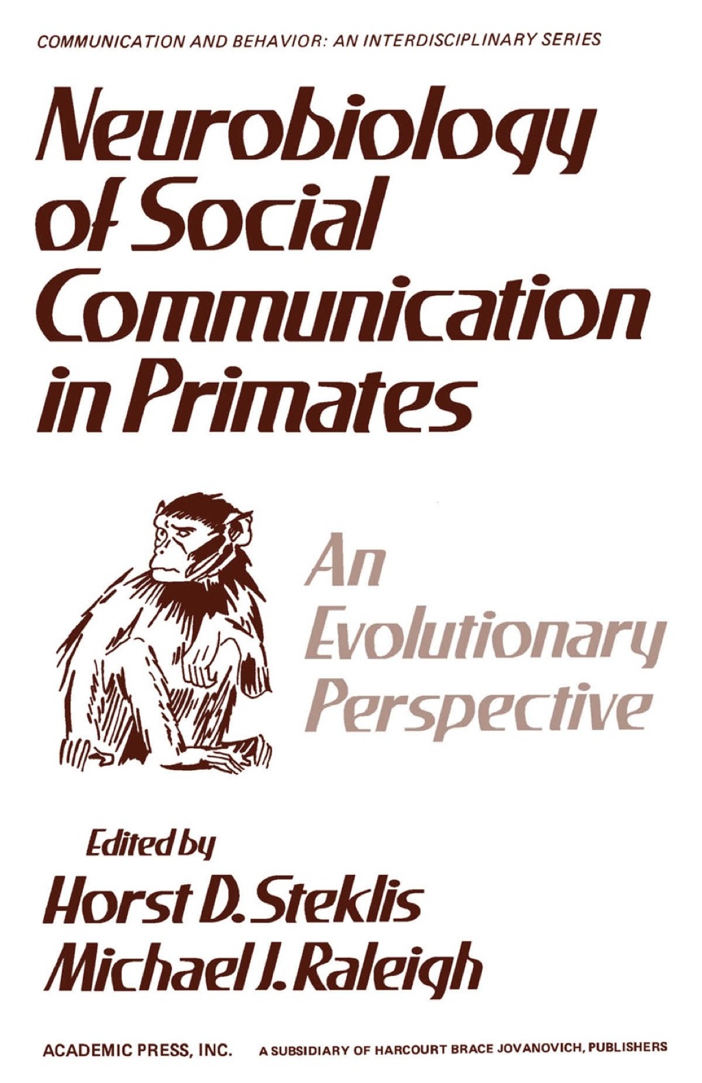 Neurobiology of Social Communication In Primates: An Evolutionary Perspective  â€“ PDF/EPUB Version Downloadable
