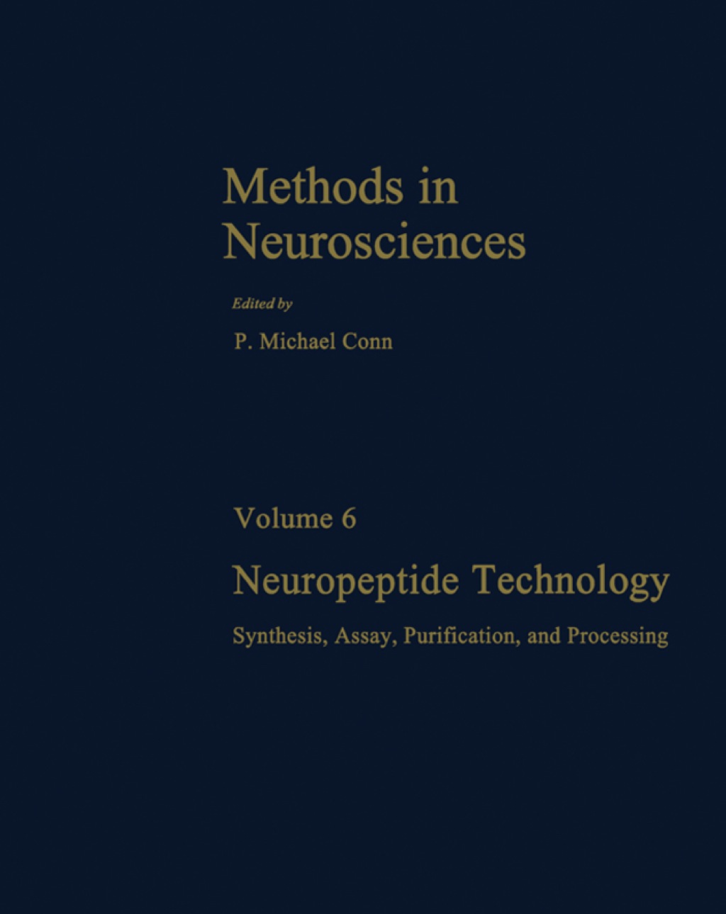 Neuropeptide Technology: Synthesis, Assay, Purification, and Processing  â€“ PDF/EPUB Version Downloadable