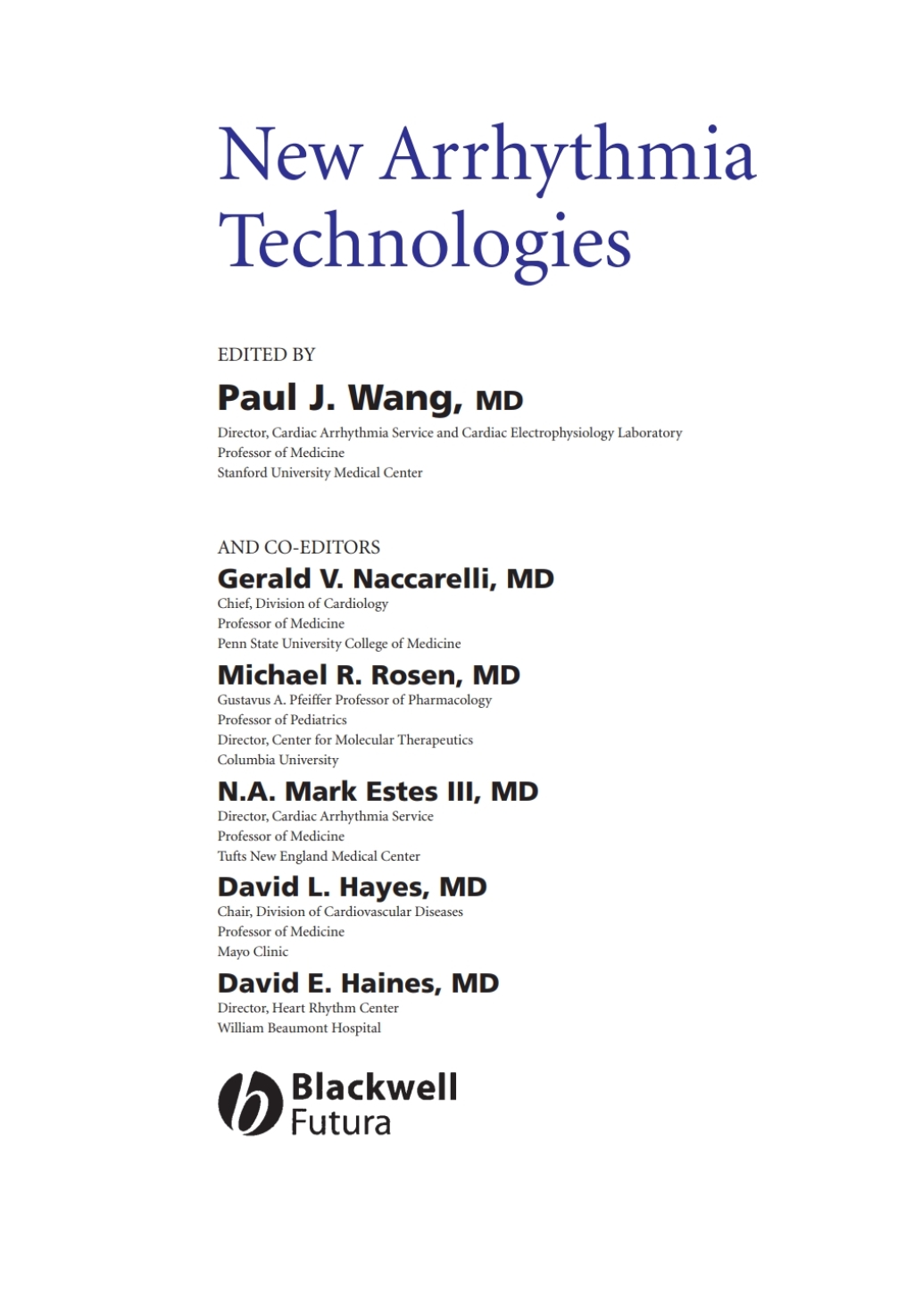 New Arrhythmia Technologies 1st Edition â€“ PDF/EPUB Version Downloadable