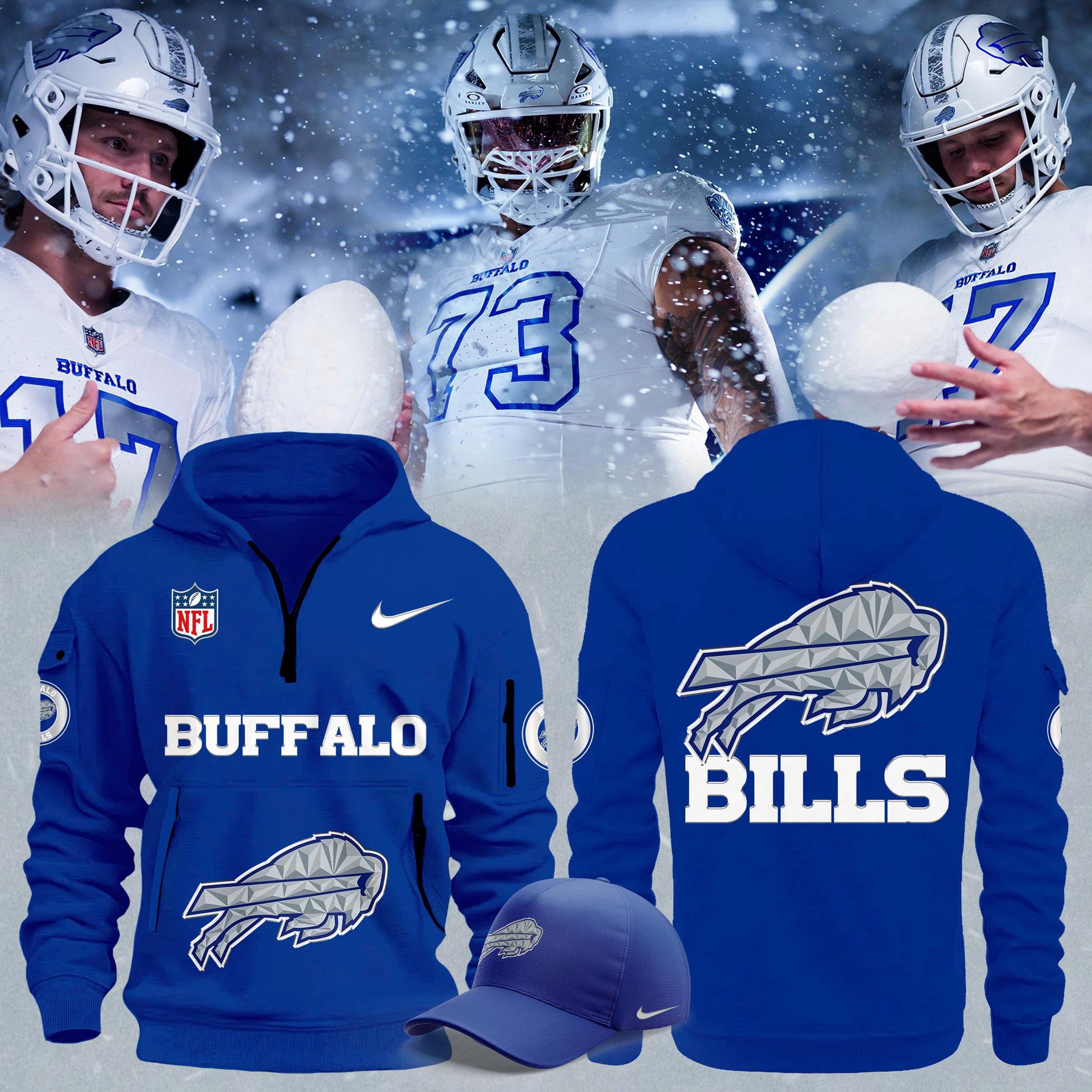 New Buffalo Bills Blue Nike NFL Rivalries Fan Hoodie