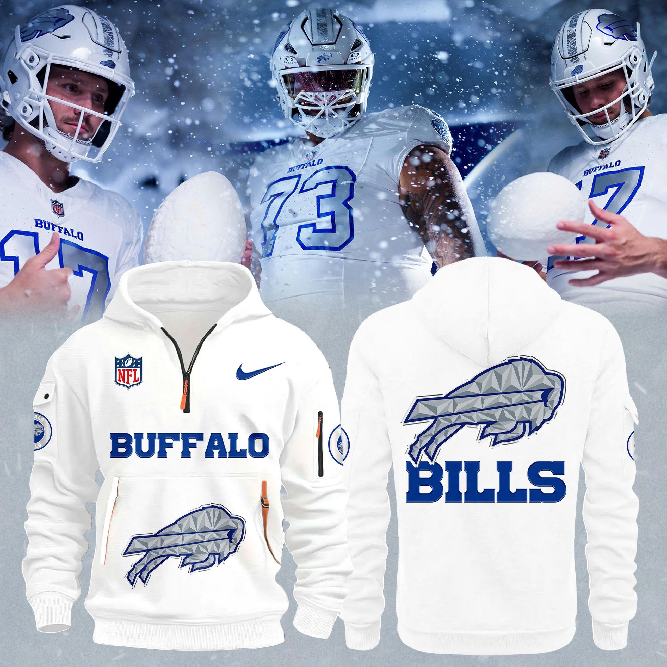 New Buffalo Bills White Nike NFL Rivalries Fan Hoodie