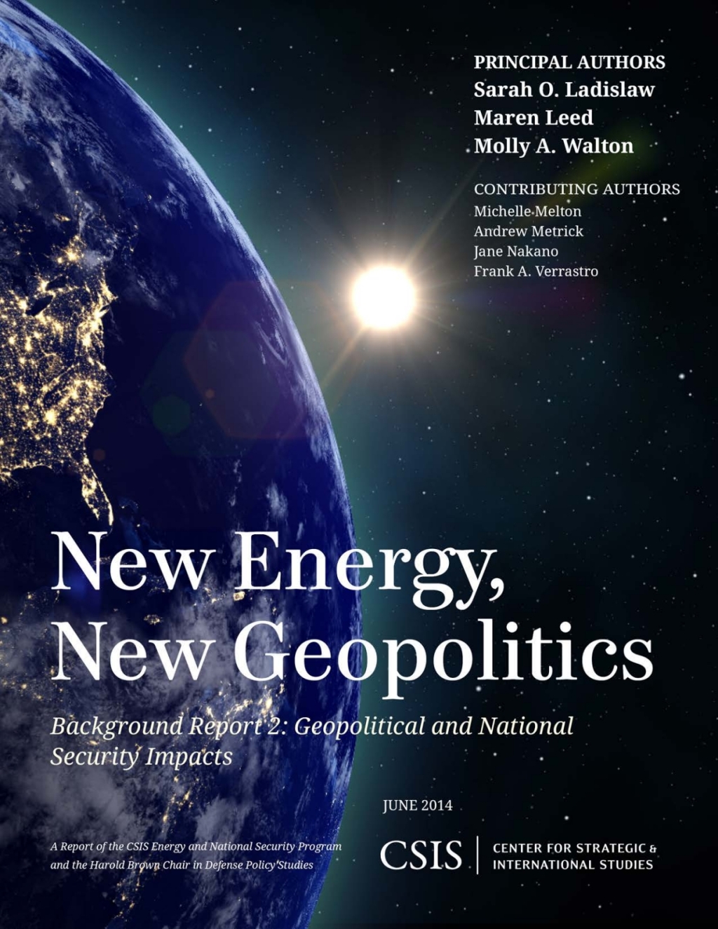 New Energy, New Geopolitics Background Report 2: Geopolitical and National Security Impacts 1st Edition â€“ PDF/EPUB Version Downloadable