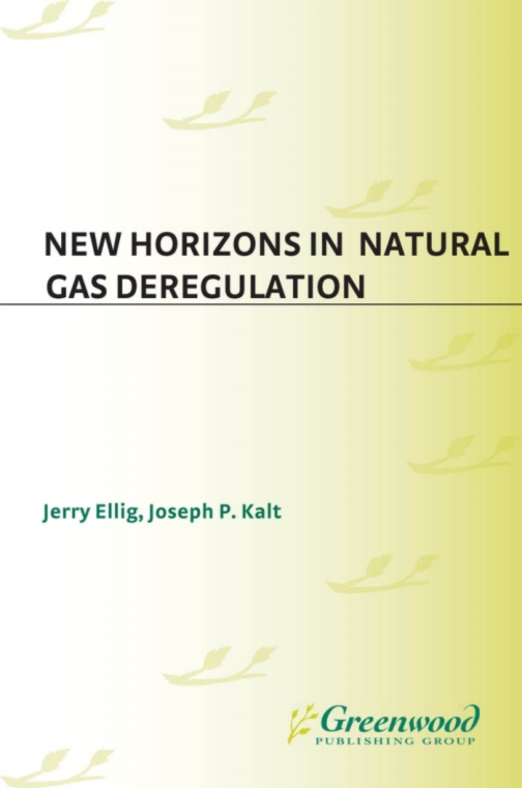 New Horizons in Natural Gas Deregulation 1st Edition â€“ PDF/EPUB Version Downloadable